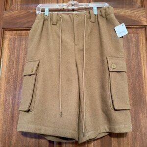 Free People Wool Cargo Shorts Small